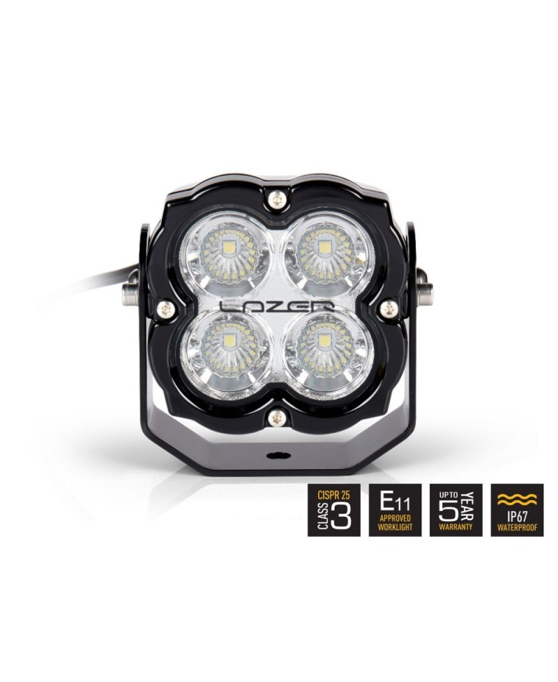 PHARE LED LAZER UTILITY-45 Gen2 NOIR - FIXATION SLIM