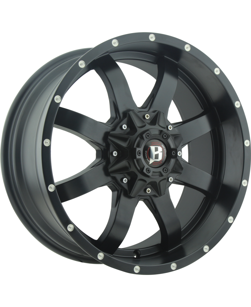 JANTE BALLISTIC 955  9 X 17 5x127/139.7 ET12 CB78.1 BLACK