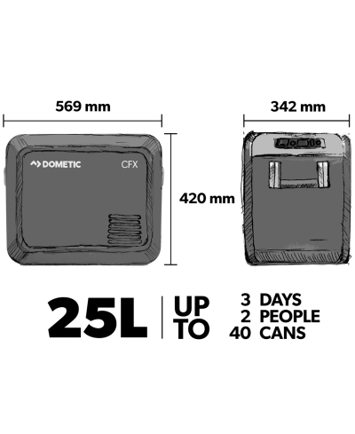 Glacière DOMETIC 25L