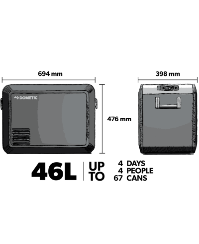 DOMETIC CFX3  45 (12/24  100-240V)