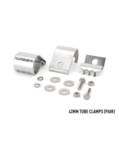 BRIDE DE MONTAGE INOX - TUBE Ø 42mm (la paire)