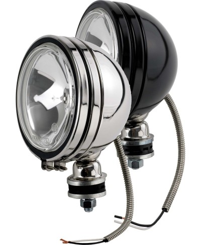 PHARE OFF ROAD 6" NOIR 12V 100W & CACHE (res. comp.)