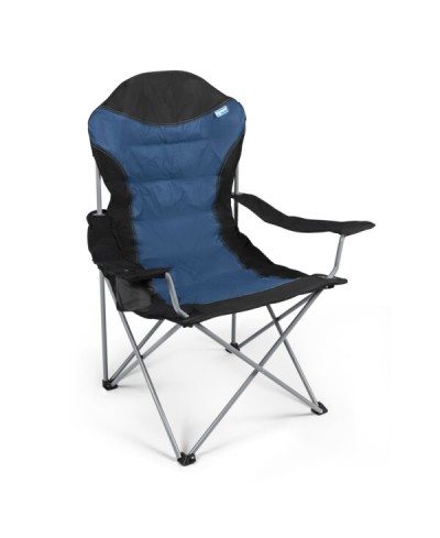 FAUTEUIL KAMPA XL DOSSIER HAUT BLEU NUIT