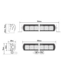PHARE LED LAZER T-24  EVOLUTION /  NOIR