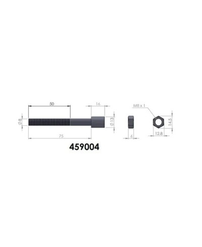 ETOQUIAU LAMES PEDDERS M8x75