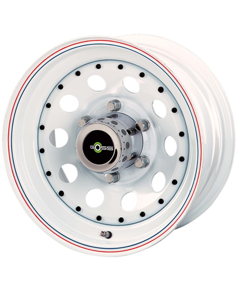JANTE MODULAR 8 X 15  5x165.1 ET13 CB130.80 / BLANCHE (bB20)