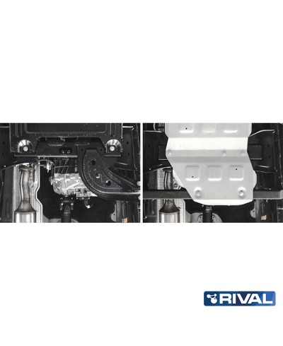 PLAQUE DE PROTECTION RIVAL BOITE TRANSFERT FORD RANGER 2012-  (bP11)