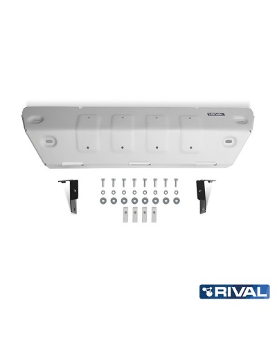 PLAQUE PROTECTION RIVAL BARRE DIRECTION JEEP JK  (bO32)