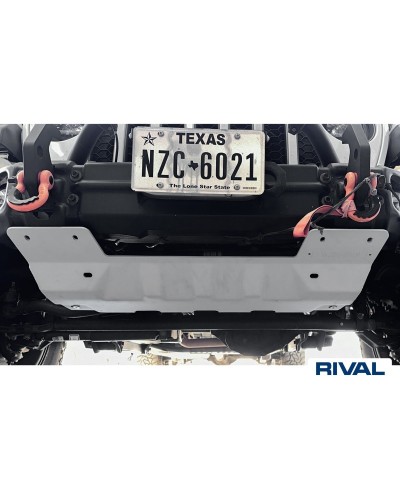 PLAQUE PROTECTION RIVAL BARRE DIRECTION JEEP JK/JL  (bO21)