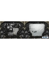 PLAQUE PROTECTION 4 mm RIVAL MOTEUR+ BV  VW T6