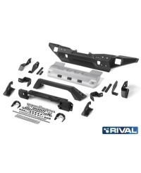 BUMPER FRONT RIVAL JEEP WRANGLER JK/JL  (USAGE COMPETITION)  (bN30)