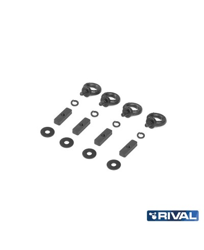 KIT ANNEAU D'ANCRAGE MALE POUR GALERIE MODULABLE RIVAL (4 pcs)
