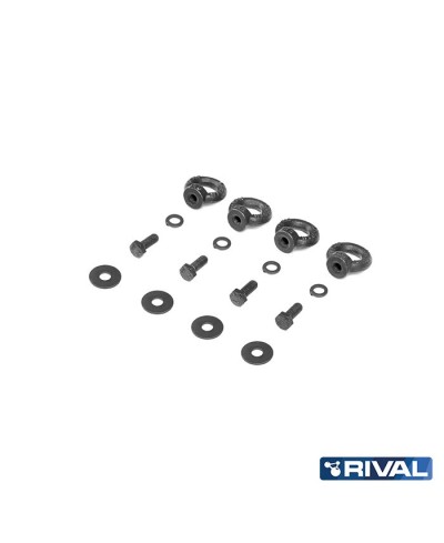 KIT ANNEAU D'ANCRAGE FEMELLE POUR GALERIE MODULABLE RIVAL (4 pcs)