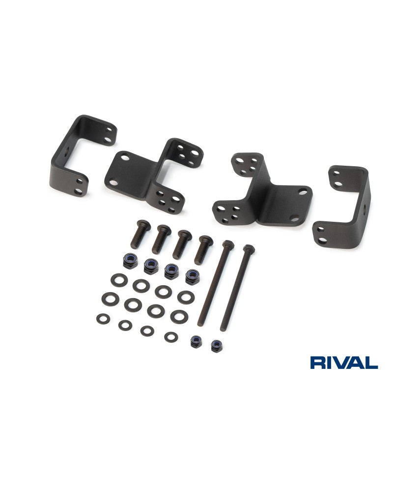 SUPPORTS MONTAGE PHARE DE TRAVAIL (2 pcs) POUR GALERIE MODULABLE RIVA