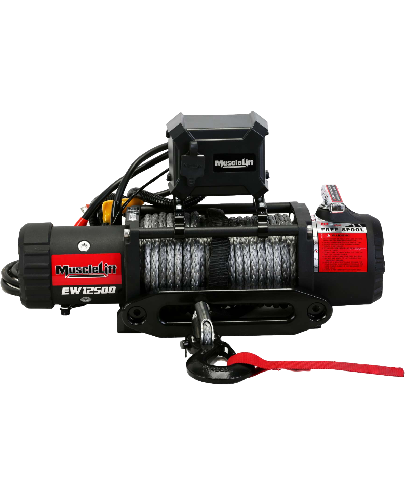 TREUIL TMAX EW12500S (5665KG) 12V MUSCLELIFT (CORDE)