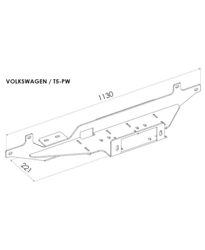 PLATINE TREUIL PC ORIGINE VOLKSWAGEN T5