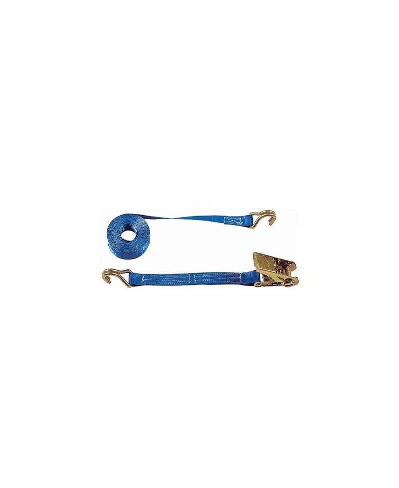 SANGLE ARRIMAGE BAGAGERE A CLIQUET 400 kg / 25mm / LG 5M - DOIGTS SER