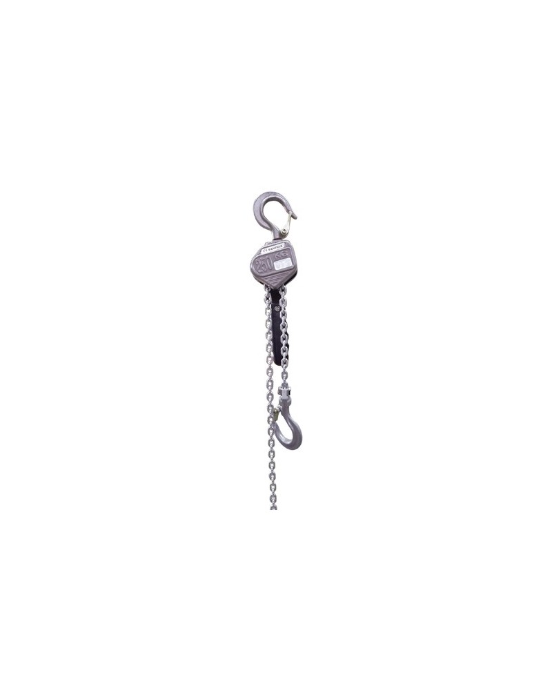 PALAN A LEVIER PANTHER COQUE ALU - 250 kg / CHAINE 3M