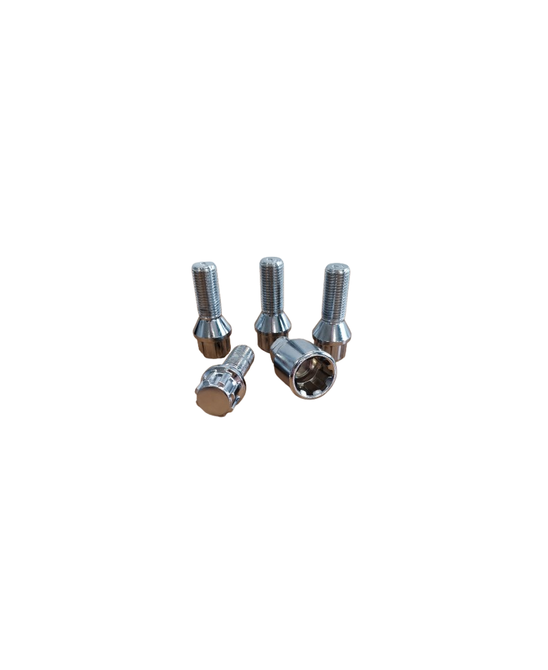 ANTIVOL JEU DE 4 - MERCEDES SPRINTER - 14 X 1.50  -  CHROME