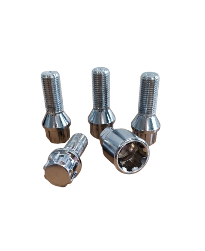 ANTIVOL JEU DE 4 - DACIA DUSTER - 12 X 1.50  -  CHROME