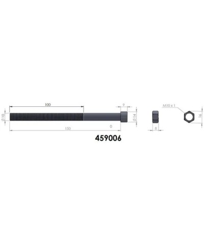 ETOQUIAU LAMES PEDDERS M10x150