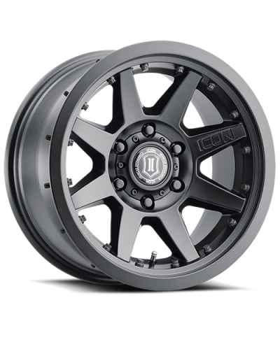 JANTE ICON ALLOYS REBOUND PRO SATIN BLACK 8.5 X 17 6x139. ET-6 CB110.