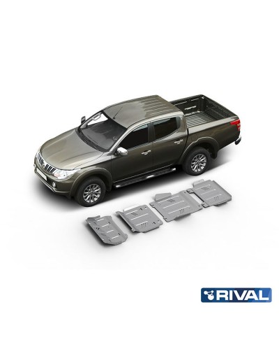 KIT BLINDAGE RIVAL 6mm MITSUBISHI L200 (4pcs) (bN42)