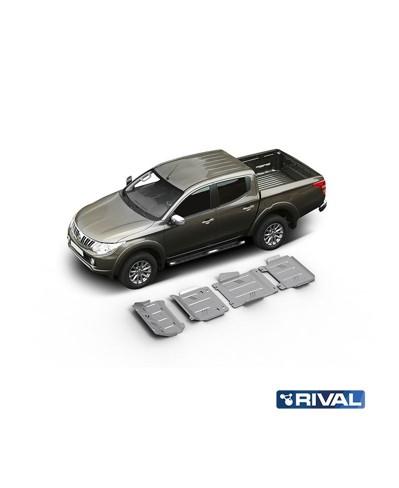 KIT BLINDAGE RIVAL 6mm MITSUBISHI L200 (4pcs) (bN42)