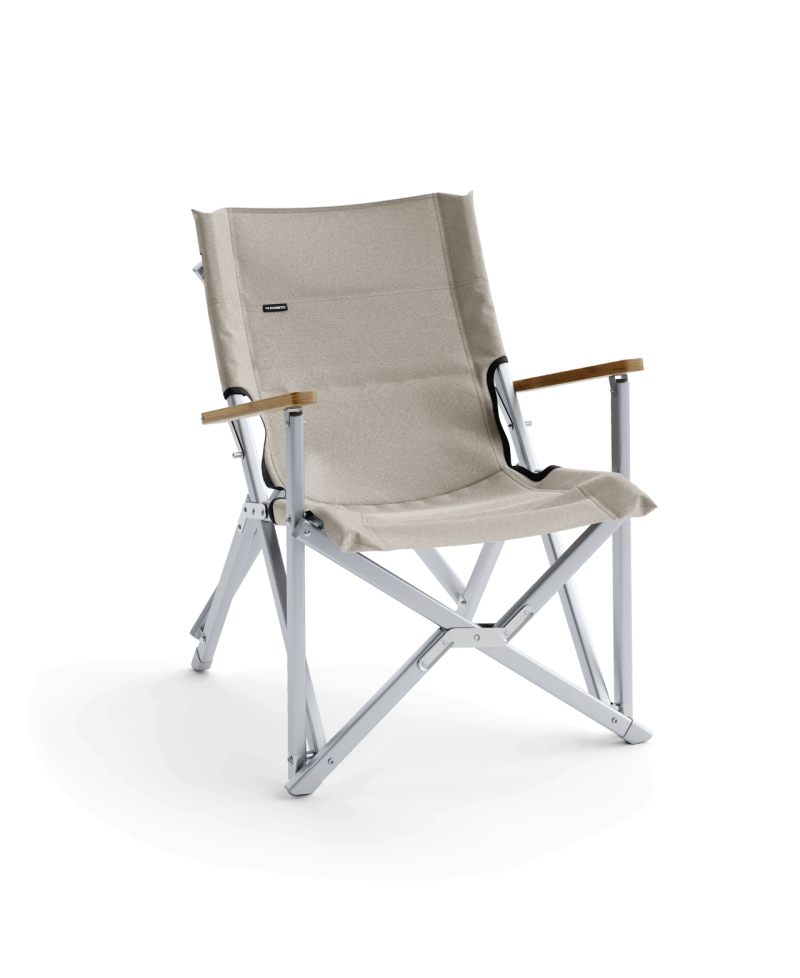 CHAISE DE CAMP PLIANTE DOMETIC - CENDRE
