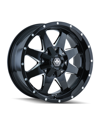 JANTE MAYHEM 8040 TANK BLACK 9x17 8x165.1/170 ET18 CB130.8