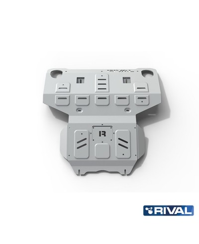 PLAQUE PROTECTION RIVAL 4MM MOTEUR+RADIA TOYOYA HILUX REVO  (bP11)