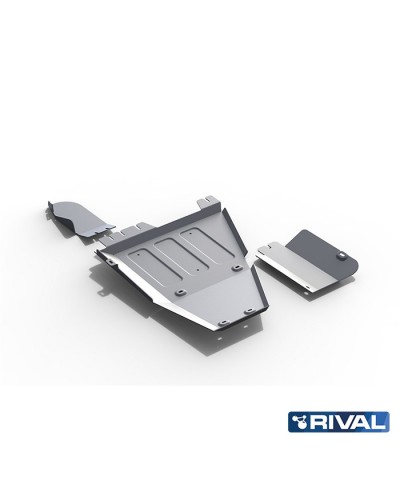 PLAQUE PROTECTION RIVAL 4MM BT+ADBLUE+SONDE LAMBDA TOY. HILUX REVO