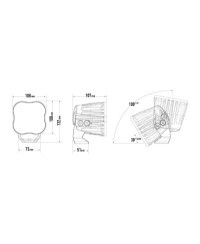 PHARE LED LAZER RACE POD - HYPERSPOT