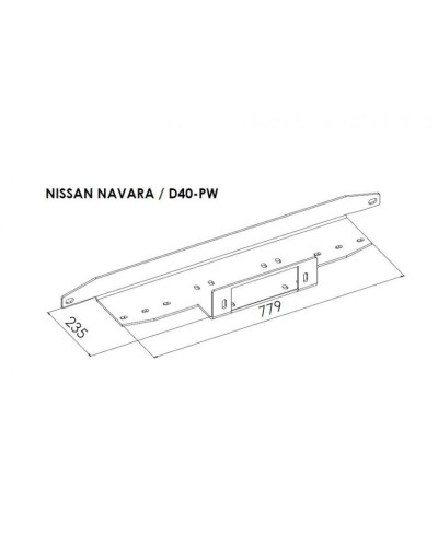 PLATINE TREUIL PC ORIGINE NISSAN NAVARA D40 2005-2010