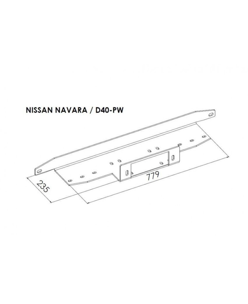 PLATINE TREUIL PC ORIGINE NISSAN NAVARA D40 2005-2010