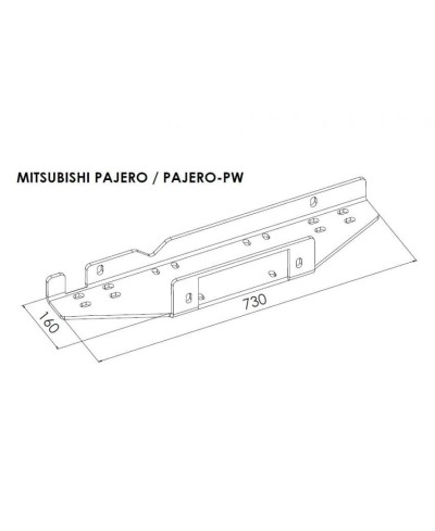 PLATINE TREUIL PC ORIGINE MITSUBISHI PAJERO 2007-2015