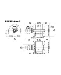 TREUIL COME UP HYDRAULIQUE BISON 30 EN/LD (13600KG)