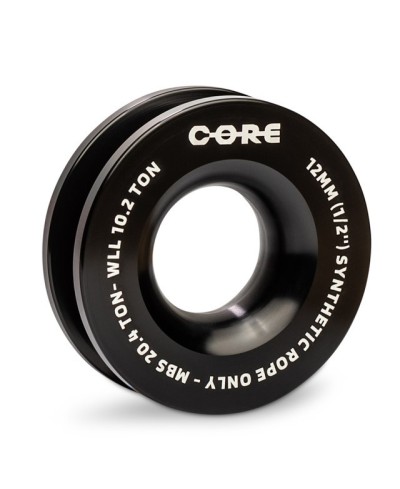 POULIE DE RENVOI CORDE SYNTHETIQUE 98mm (DONUT) - BLACK - 20.4 TONNES
