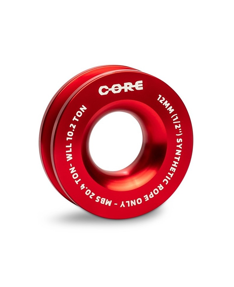 POULIE DE RENVOI CORDE SYNTHETIQUE 98mm (DONUT) - RED - 20.4 TONNES