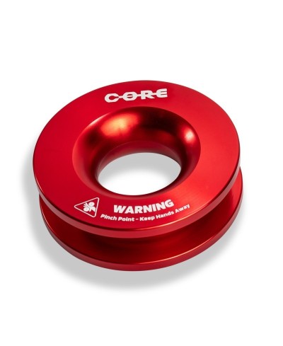 POULIE DE RENVOI CORDE SYNTHETIQUE 98mm (DONUT) - RED - 20.4 TONNES
