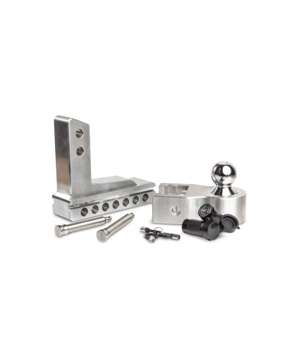 ATTELAGE CARRE US ALUMINIUM - AJUSTABLE 10"