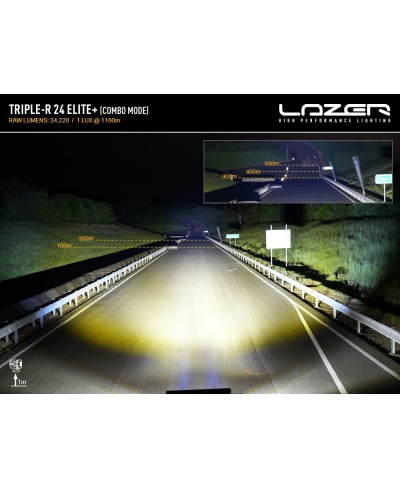 PHARE LED LAZER TRIPLE-R 24 ELITE+ Avec Feux position