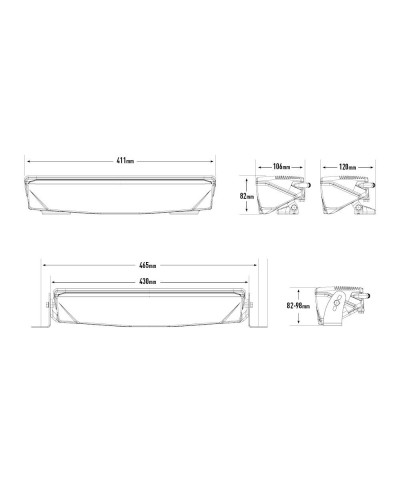 PHARE LED LAZER AIR-55