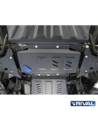 PLAQUE PROTECTION ACIER RIVAL MOTEUR NISSAN NAVARA D40 / NP300 / CLAS