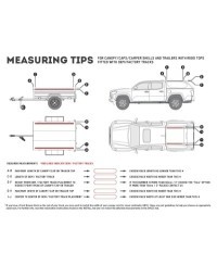 Kit de galerie Slimline II pour une remorque ou un hard top de Pick-U