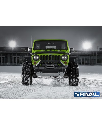 BUMPER FRONT RIVAL JEEP WRANGLER JK/JL - STUBBY (USAGE COMPETITION)