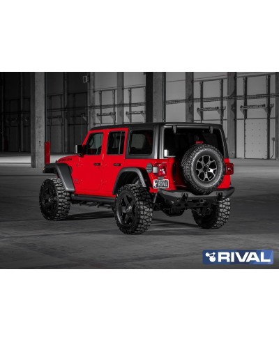 BUMPER REAR RIVAL JEEP WRANGLER JL - STUBBY (USAGE COMPETITION)  (bN4