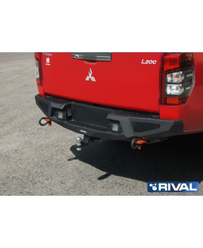 BUMPER REAR RIVAL MITSUBISHI L200 2019+ (USAGE COMPETITION)