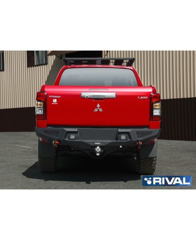 BUMPER REAR RIVAL MITSUBISHI L200 2019+ (USAGE COMPETITION)