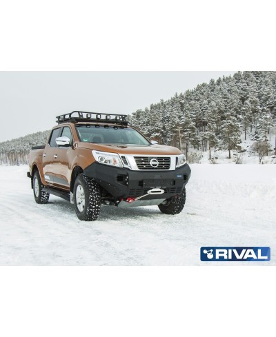 BUMPER FRONT RIVAL NISSAN NAVARA NP 300  (USAGE COMPETITION)  (bO30)